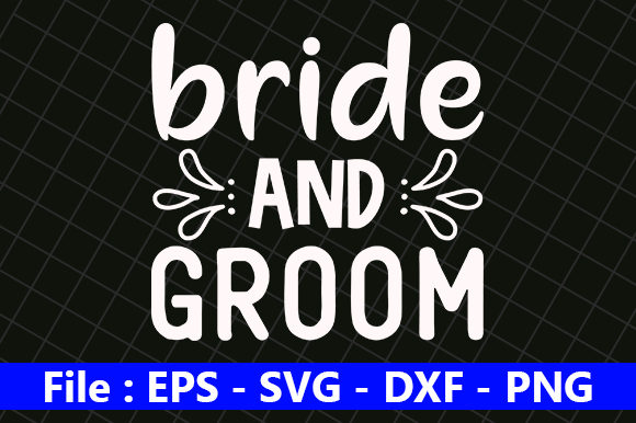 Bride and Groom Graphics for Crafts