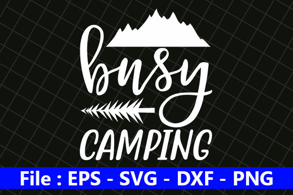Busy Camping: Graphics and Crafts in Action