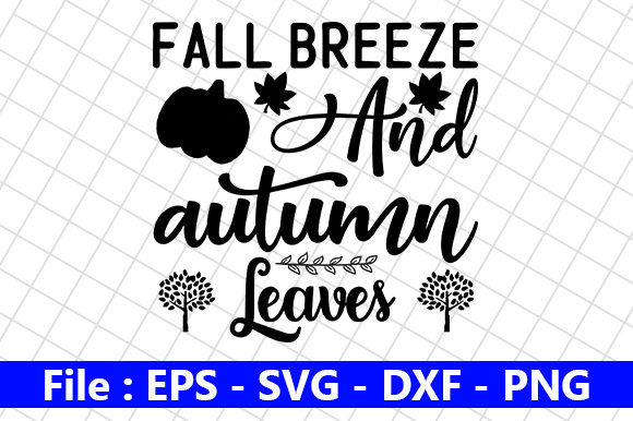 Fall Breeze and Autumn Leaves Graphics