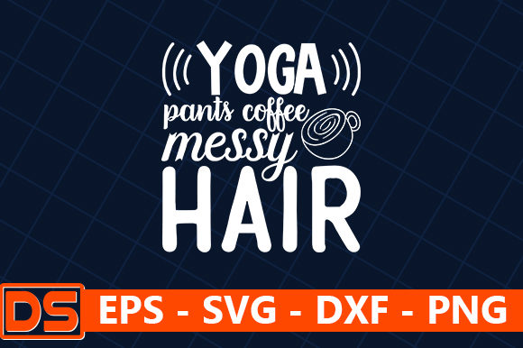 Yogo Pants Coffee Messy Hair